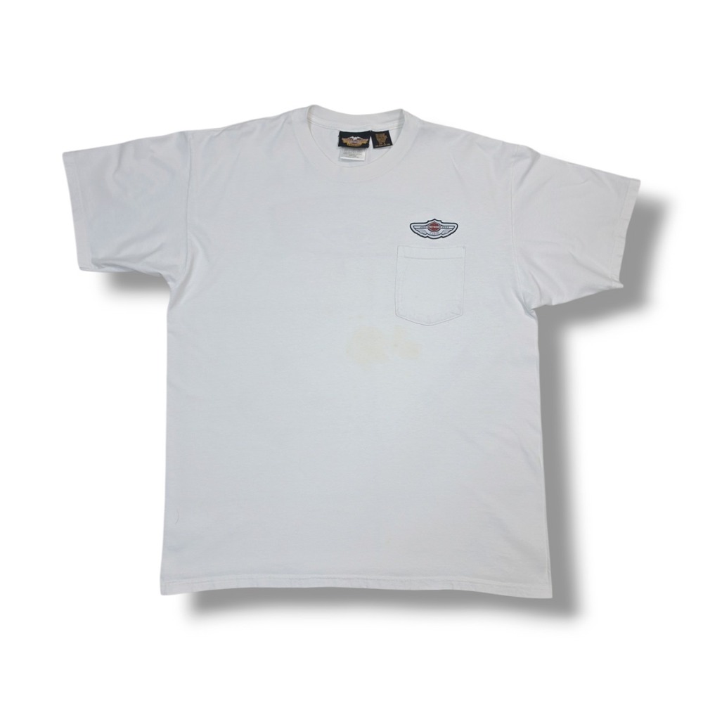 Vintage Harley Davidson Milwaukee, WI 100 Years 1903-2003 White T-Shirt Men's XL